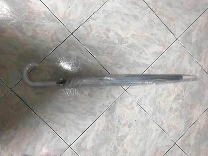 透明长柄伞