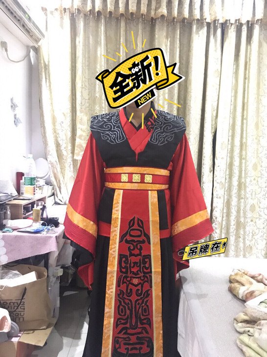 全新秦时丽人明月心张彬彬嬴政同款男士古装秦...