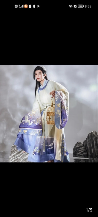 【流烟昔泠-铭金令】原创传统CP汉服情侣刺...