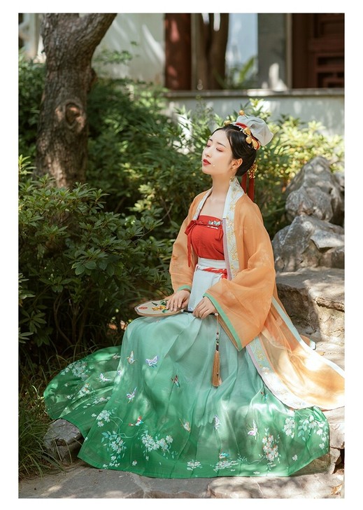 【若琼】大宋人物谱下 花朝记汉服 刺绣长衫...