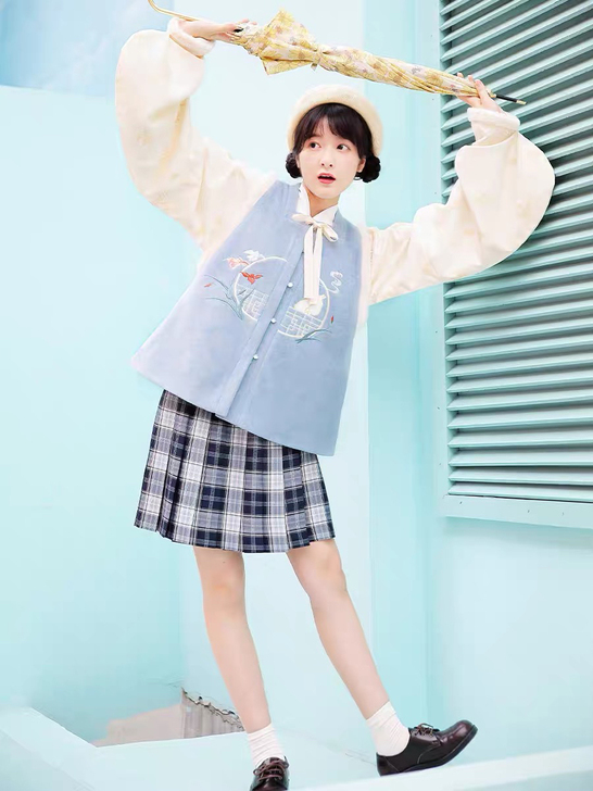 【全新仅试织羽集中牌岁与君同】全套S码