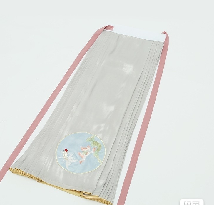 花朝记汉服明制芊芊竖领立领纱衫清影马面裙女...