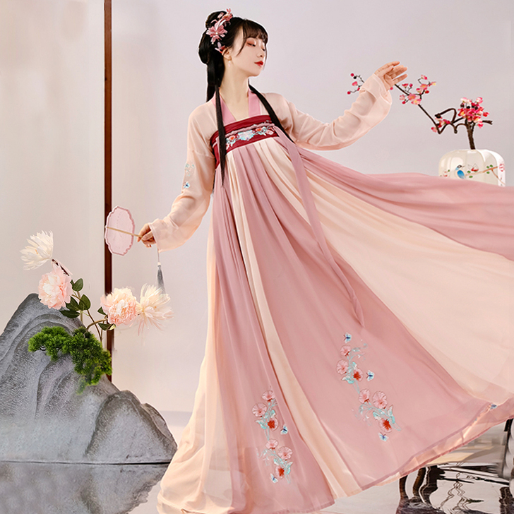 汉服女正品原创花君怡中国风白菜正版全套古装...