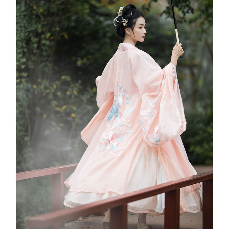 柒邑灵云雀大袖衫（橘色），尺码M