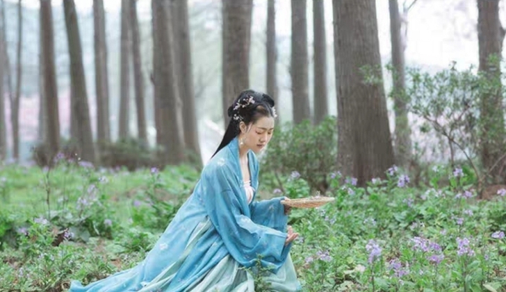 青泠谷 原创汉服 岁寒