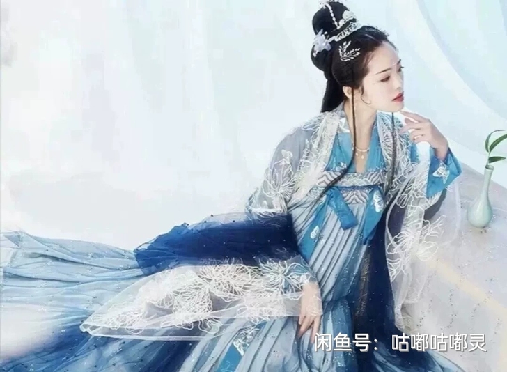 【急出】无衣饮羽鲛人泪l码过气萌款齐腰汉服...