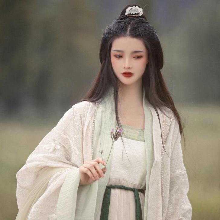 司南阁 司南阁原创【蒹葭与白露】汉服女款唐...