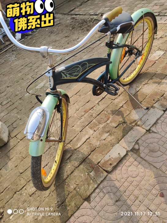 SCHWINN施文,诗文沙滩自行车,复古老...
