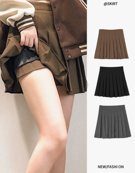 百褶裙女夏季高腰 百褶裙女秋季 百褶裙女2...