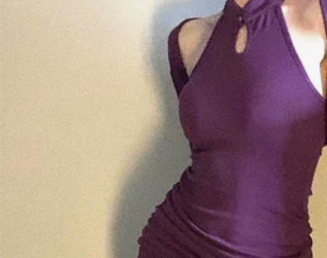 酒午自制港风复古改良版褶皱旗袍性感包臀裙针...