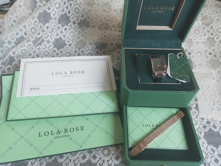 lola小绿表rose手表女江疏影同款小方...