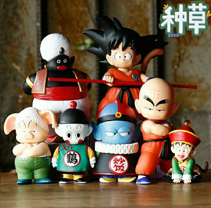 七龙珠手办悟空炒饭饺子波波孙悟饭乌龙猪小林...