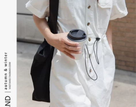 2022年夏季新款韩版女装短袖直筒收腰连衣...