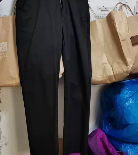 九新男士黑色休闲裤，腰围2.6尺，裤长10...