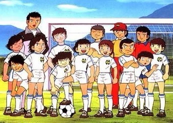 足球小将日系人气动漫人物 图集卡通 临摹素材