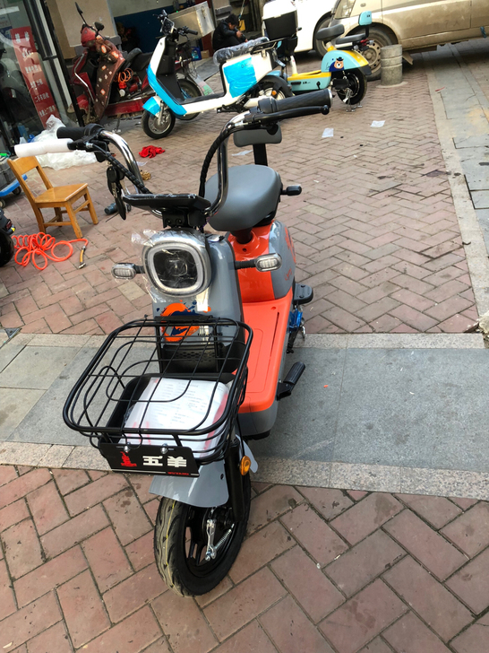 五羊电动车,全新车,全新电池,48.20安...