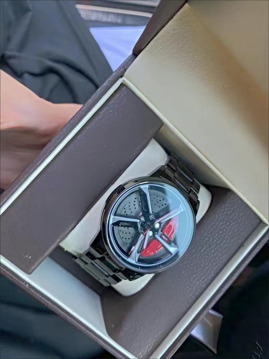 刀锋轮毂奥迪RS7轮毂帅气手表黑科技旋转手...