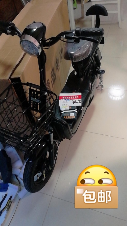 全新电动车 全新正品电动车可带人电瓶代步电...