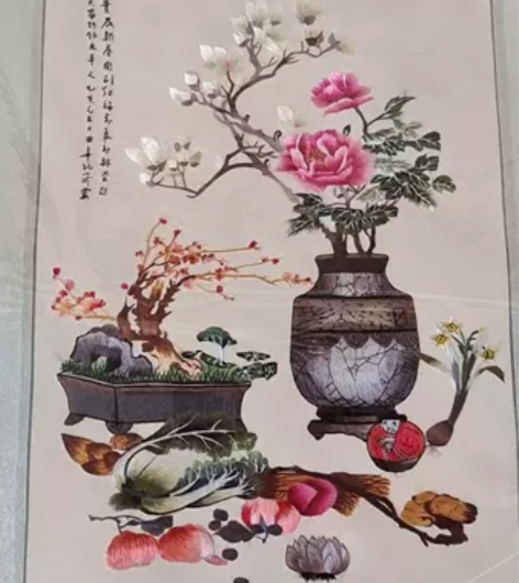 玉堂富贵   苏绣刺绣  立体感强 走线细...