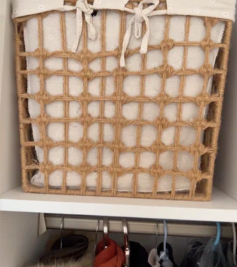 藤编脏衣服收纳筐大号编织玩具桶篓布艺杂物箱...