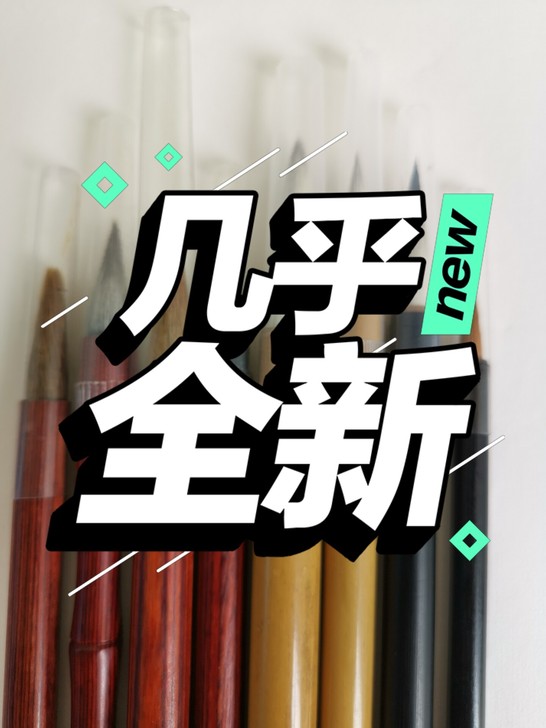 紫鹤斋毛笔 大中小各种口径毛笔 珍藏成人书...