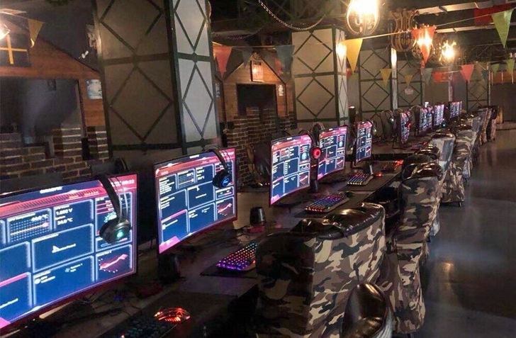 急转汕头本地128台网吧高配吃鸡游戏台式机...