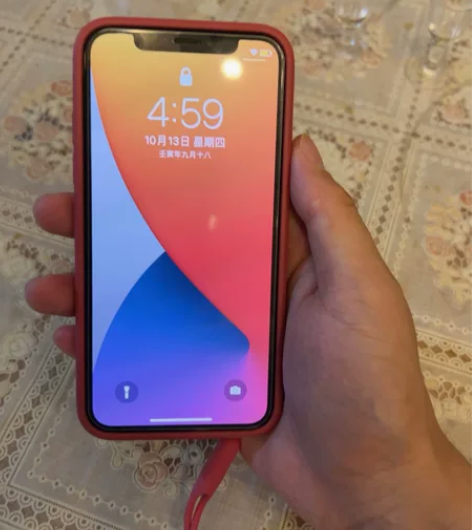 国行Iphonex 256g白色 电池75...