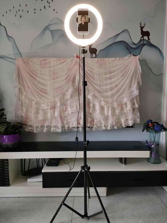 【全新包邮】2.1米手机落地直播三脚架自拍...