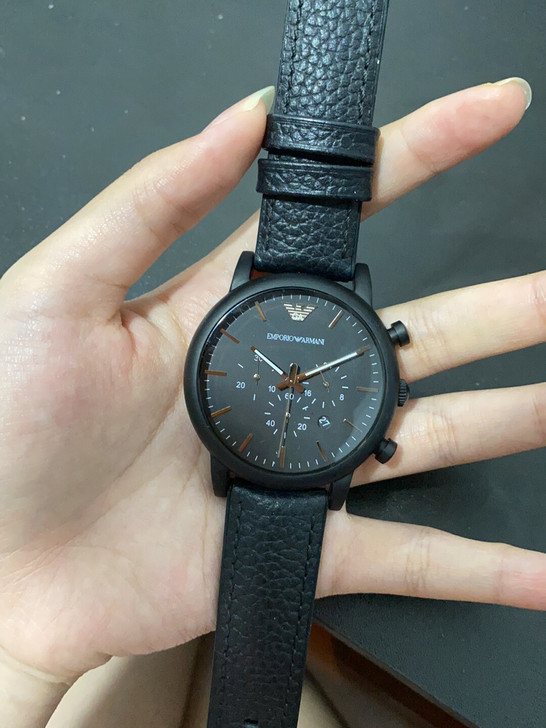 阿玛尼男士手表 仅带过两次