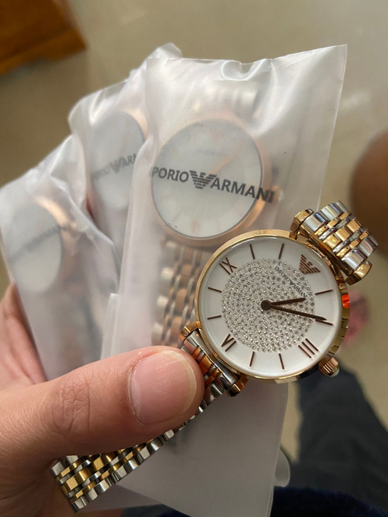 闲置阿玛尼满天星手表女 AR1925/AR...