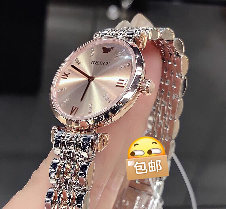 阿玛尼同款满天星手表女士2021年新款简约...