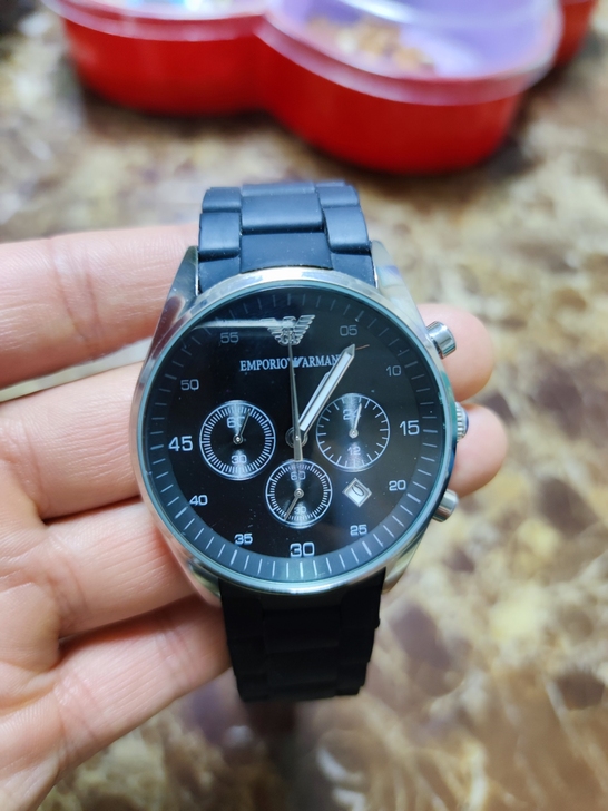 阿玛尼复刻手表,石英表,别人送的,长期闲置...