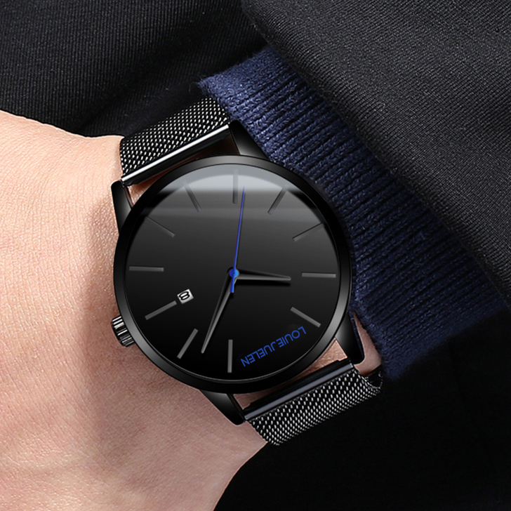 ins风新款韩版手表男初高中学生潮流男表防...