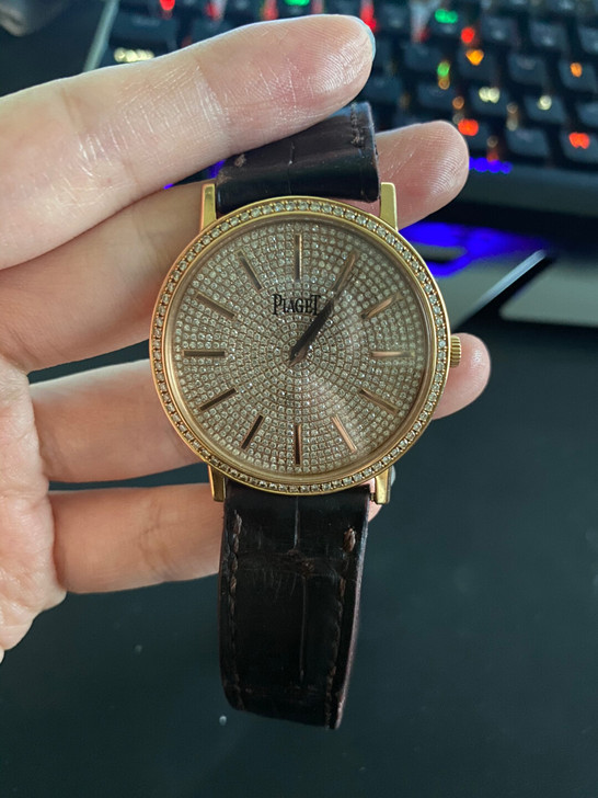 伯爵满钻男士腕表,正品保证