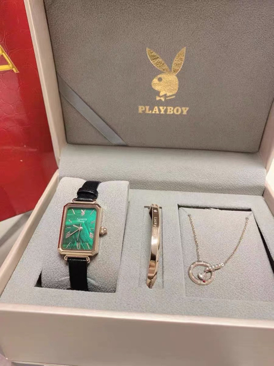 PLAYBOY/花花公子 轻奢小绿表套装...
