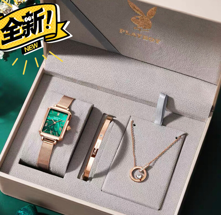 花花公子女士手表，小绿表。 保证正品 支持...