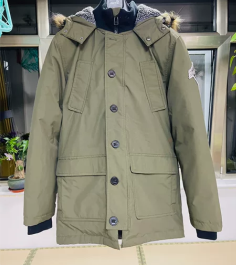 加拿大品牌Roots，男士羽绒服，中长款，...