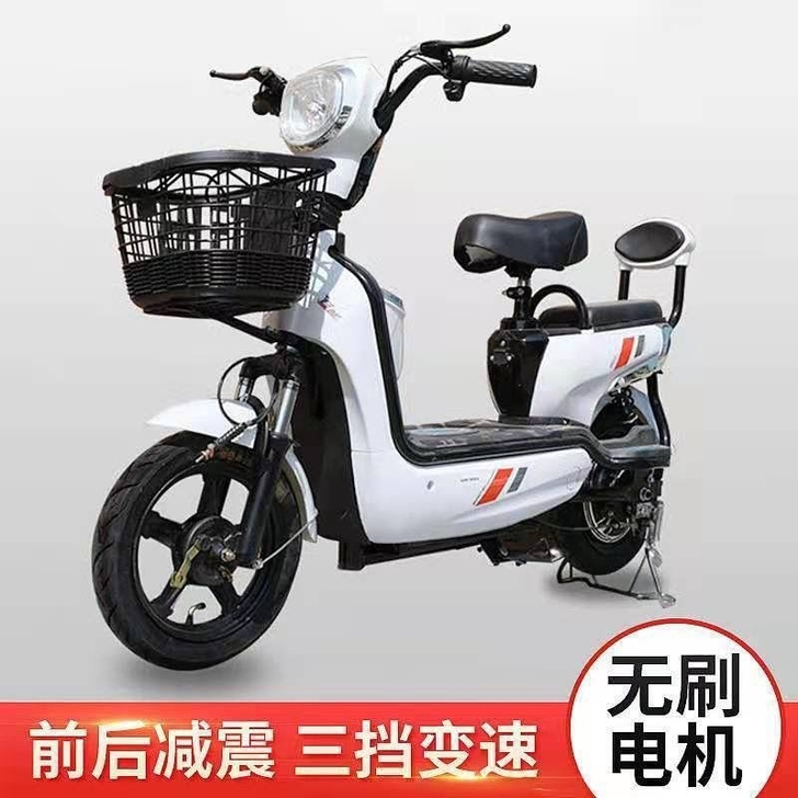 全新未拆封电动车成人锂电池电动自行车男女双...