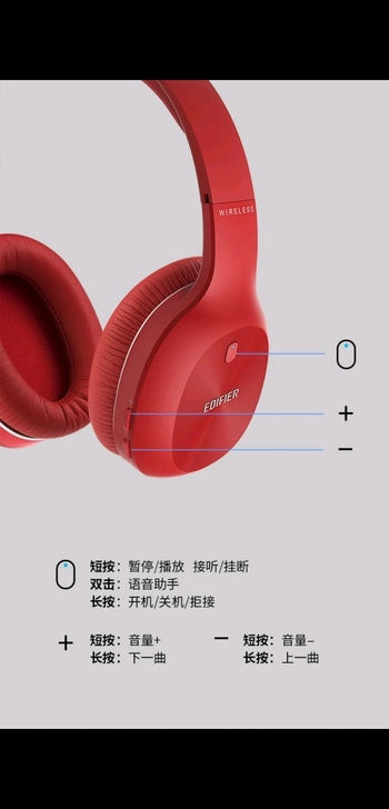 漫步者（EDIFIER）W800BT 头戴...
