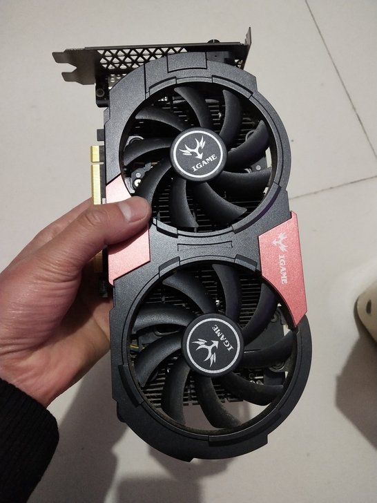 七彩虹gtx1050ti电脑显卡  正常使...