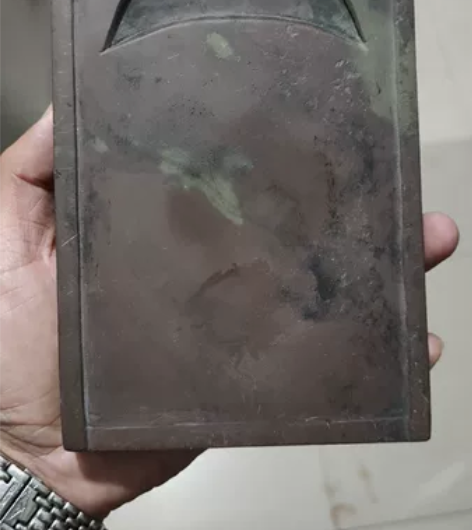 清代端砚，雕刻精美，细腻光滑，哈气出水，精...