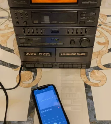 夏普 SHARP 6碟CD 双卡座 收音 ...