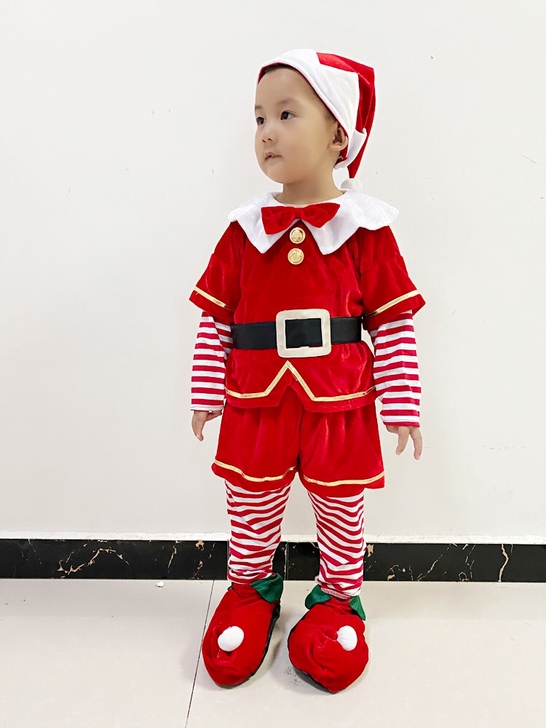 万圣节服装儿童宝宝南瓜衣服幼儿园男孩圣诞节...