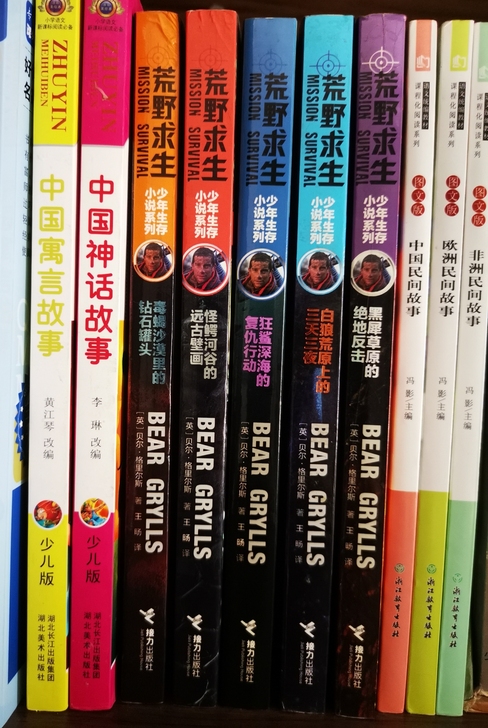 图书 荒野求生系列 5本 孩子小学时读过的...
