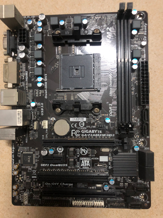 技嘉A88XM-HD3电脑主板，原装拆机正...
