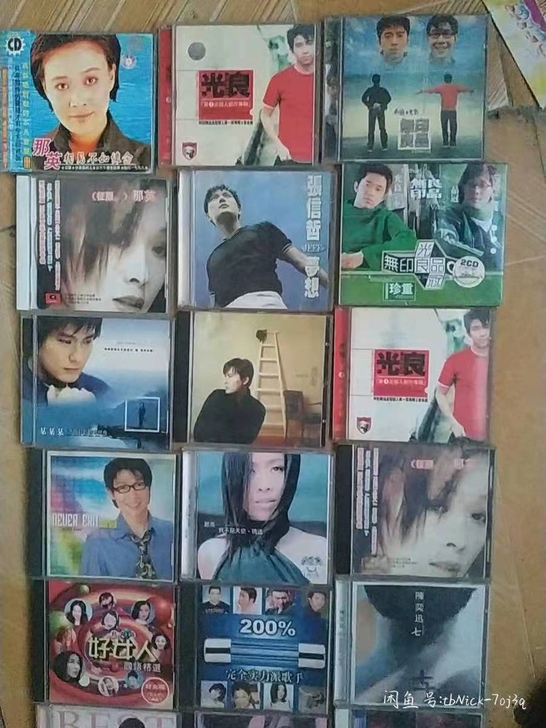 闲置老歌手cd，8元一盒，没有问题，多买优...
