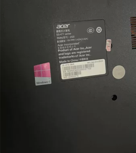 宏基笔记本 型号E5-471 series...