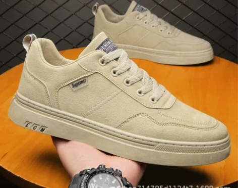 男鞋2022秋季劳保潮鞋耐磨轻便黑色男士板...