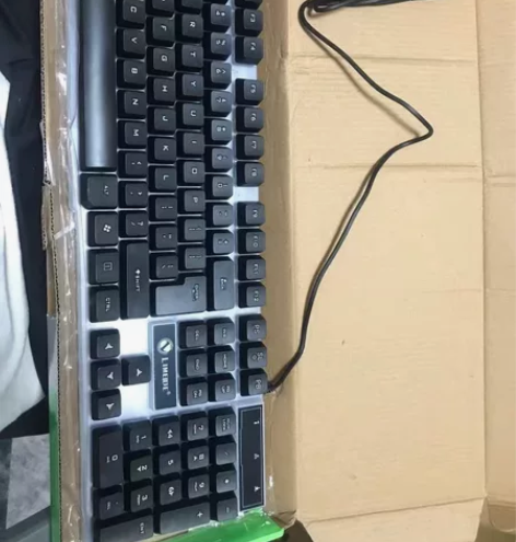 键盘鼠标套装机械手感游戏台式机笔记本通用电...