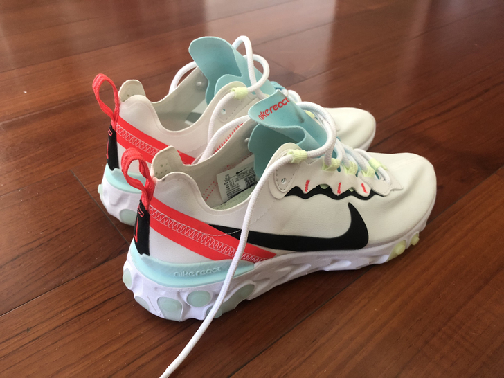 Nike  REACT 女生跑鞋 几乎全新...